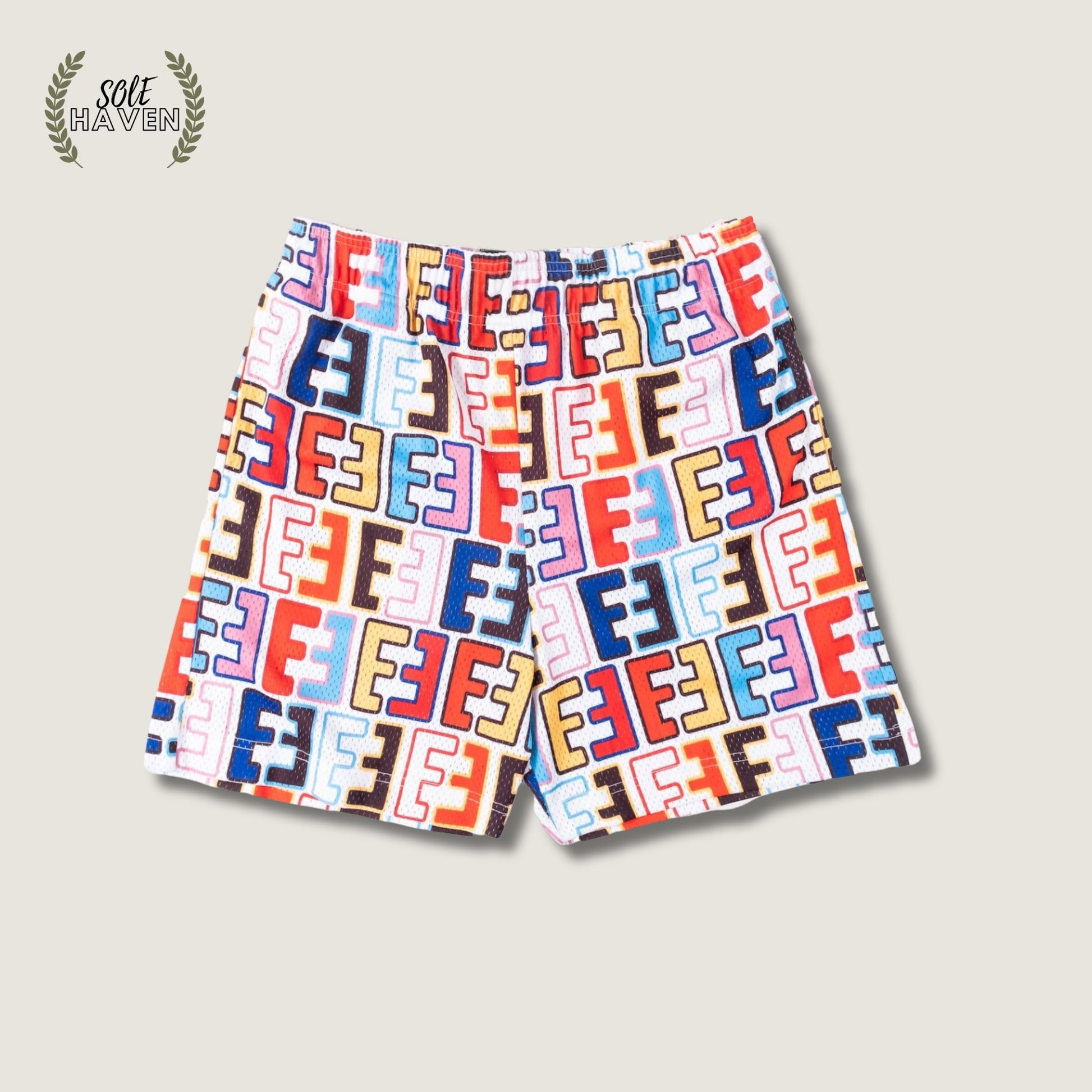 Eric Emanuel Multi-Color EE Symbol Mesh Shorts - Sole HavenShortsEric Emmanuel