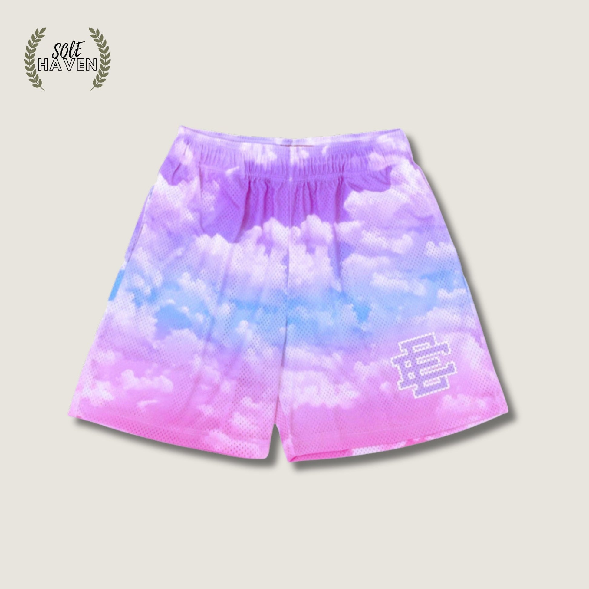 Eric Emmanuel Lilac Sky Mesh Shorts - Sole HavenShortsEric Emmanuel