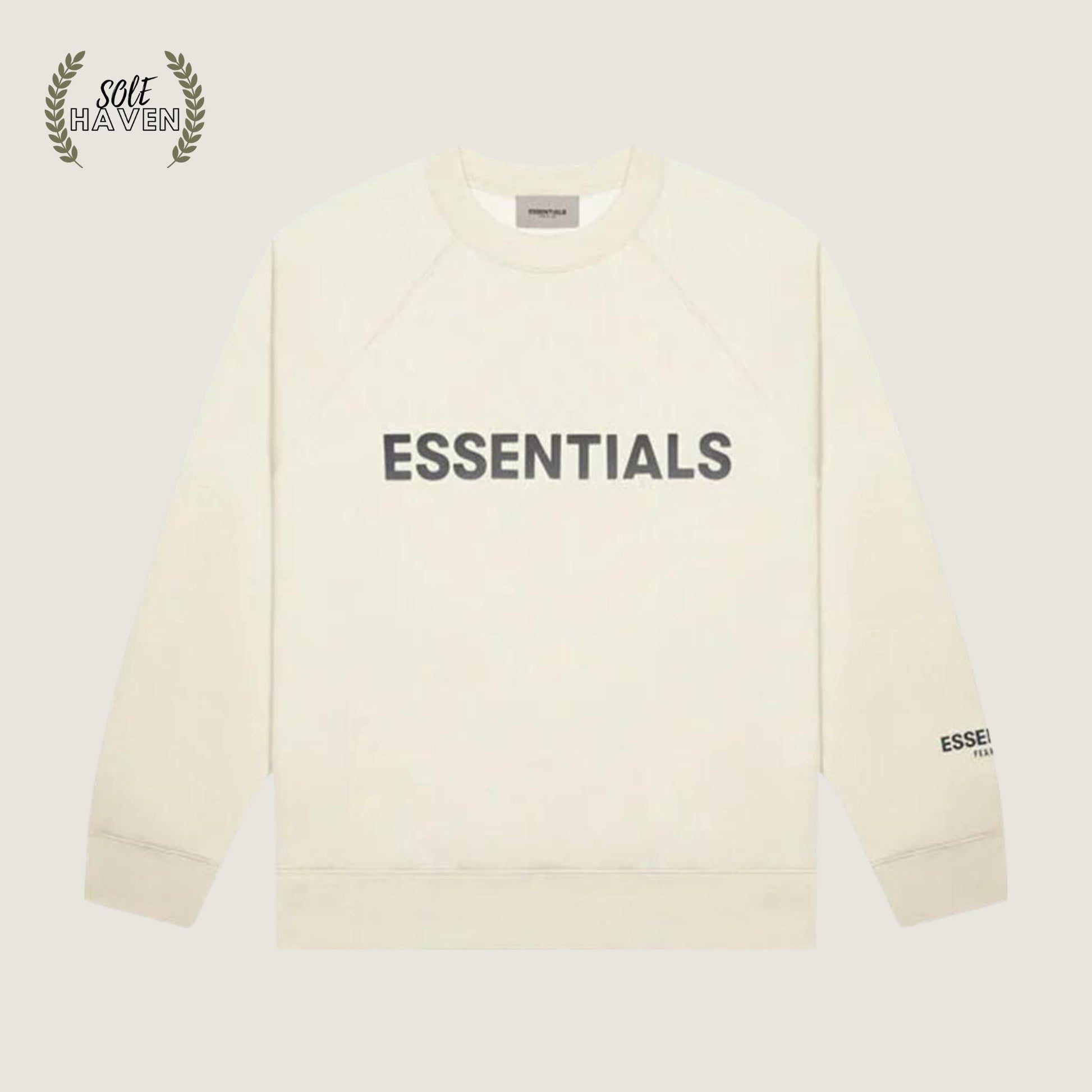 Fear of God Essentials Crewneck Sweatshirt 'Cream' - Sole Haven