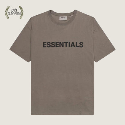 Fear of God Essentials Logo T-Shirt 'Taupe' - Sole Haven
