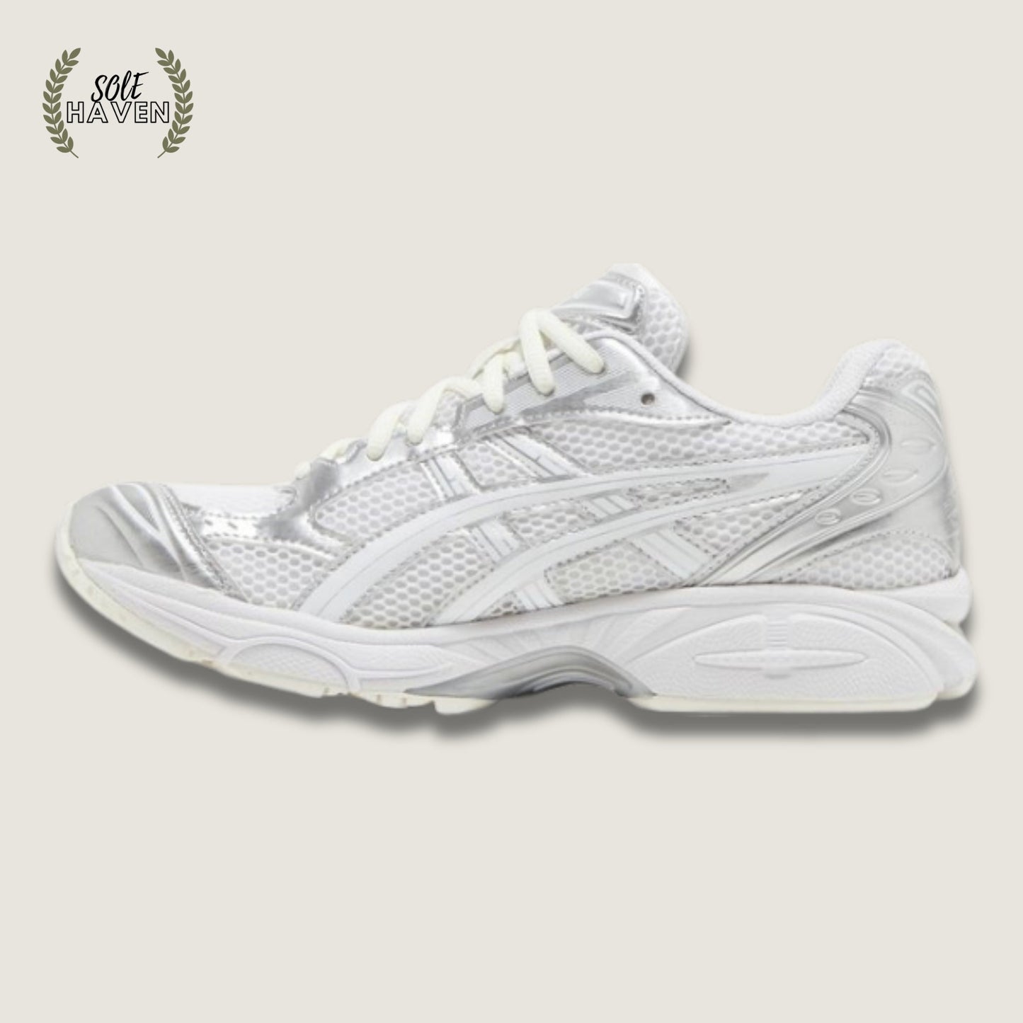 JJJJound X Gel Kayano 14 'Silver White' - Sole HavenShoesAsics