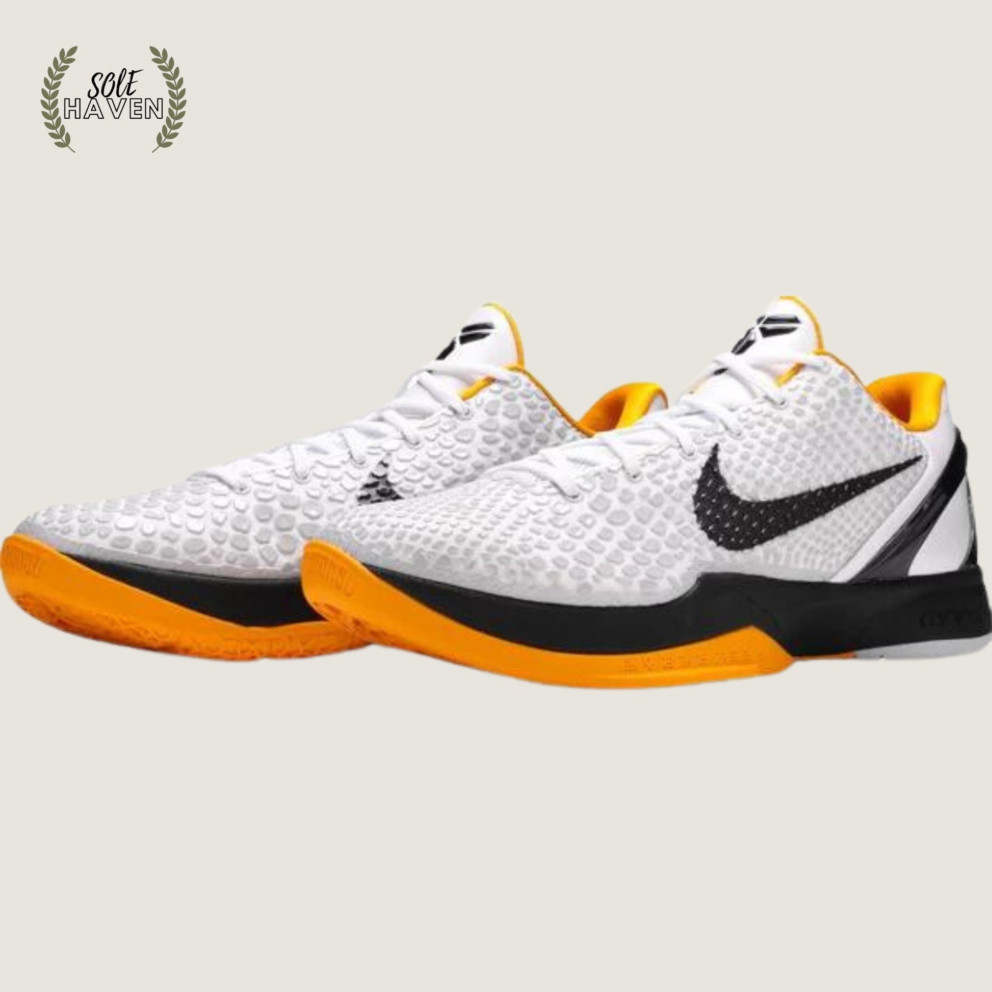 Kobe 6 Protro Playoff Pack White Del Sol - Sole HavenShoesNike