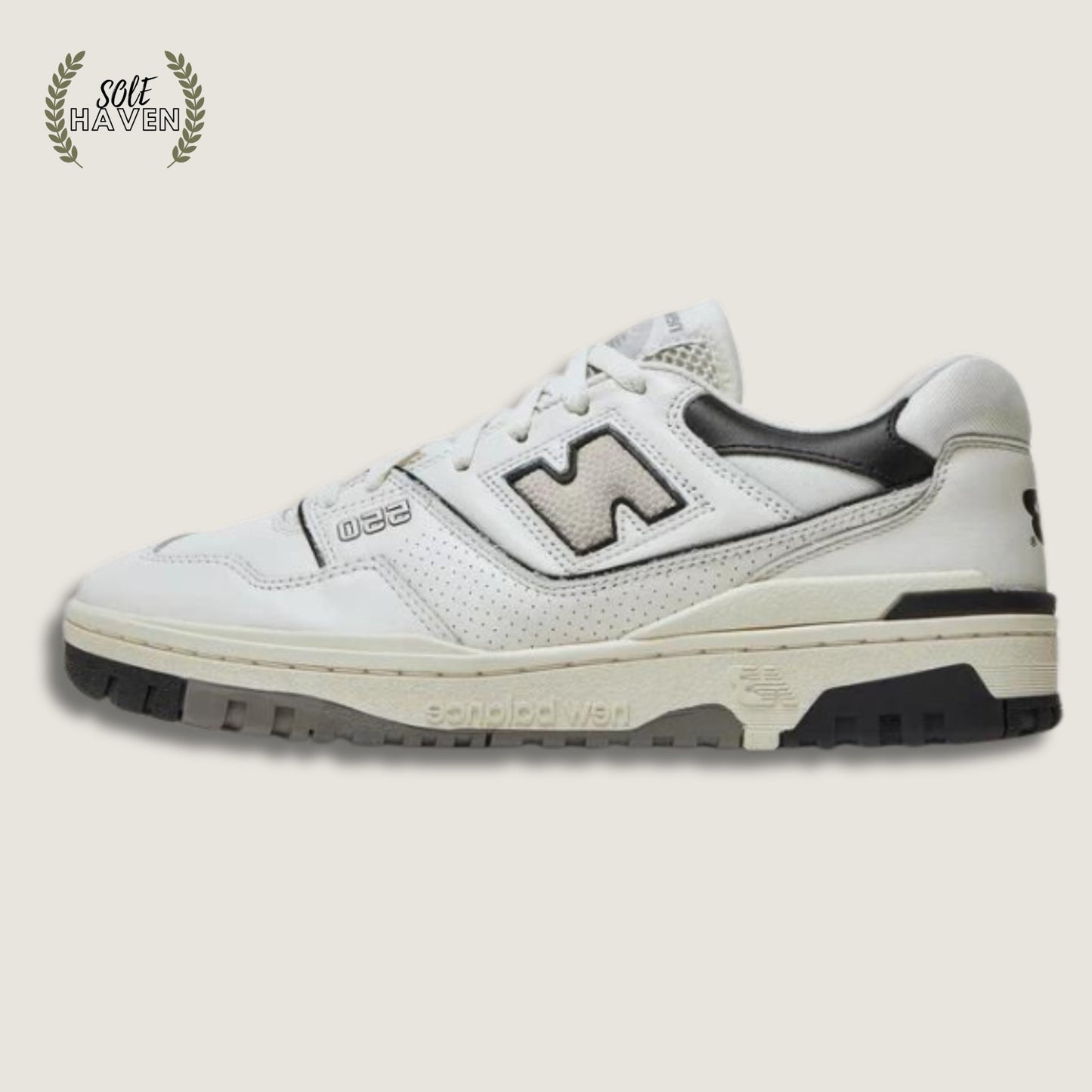 New Balance 550 "Cream Black" - Sole HavenShoesNew Balance