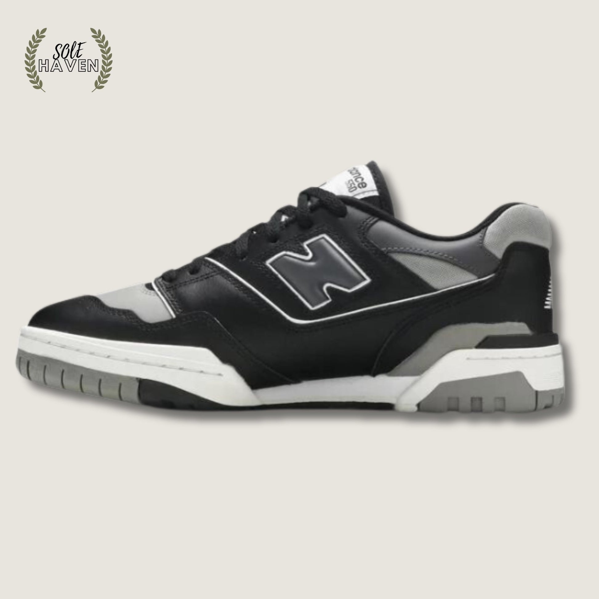 New Balance 550 "Grey/Black" - Sole HavenShoesNew Balance