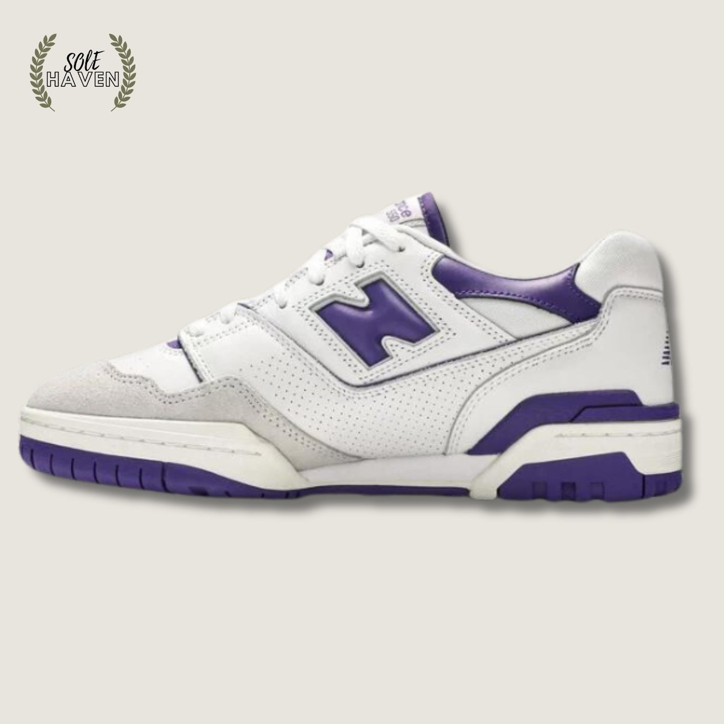 New Balance 550 White Purple - Sole HavenShoesNew Balance