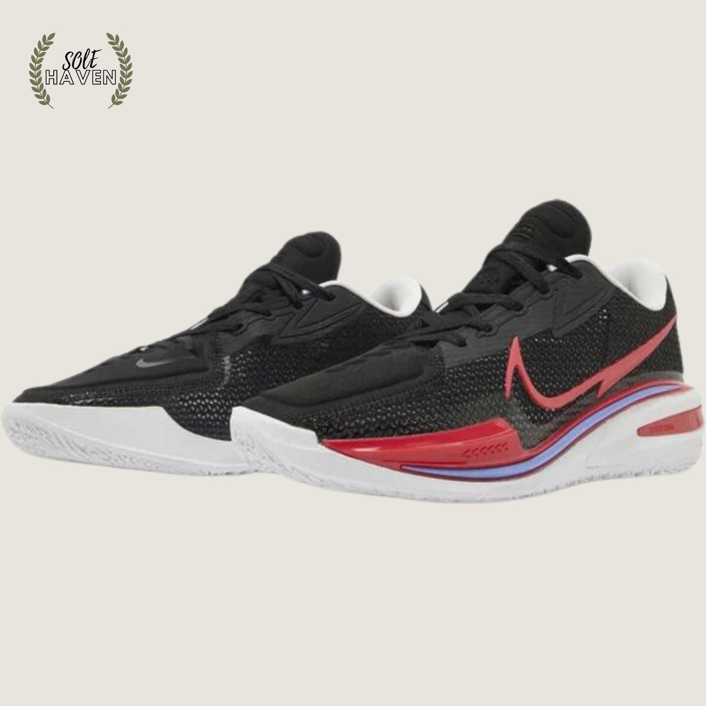 Nike Air Zoom GT Cut 'Black Fusion Red' - Sole HavenShoesNike