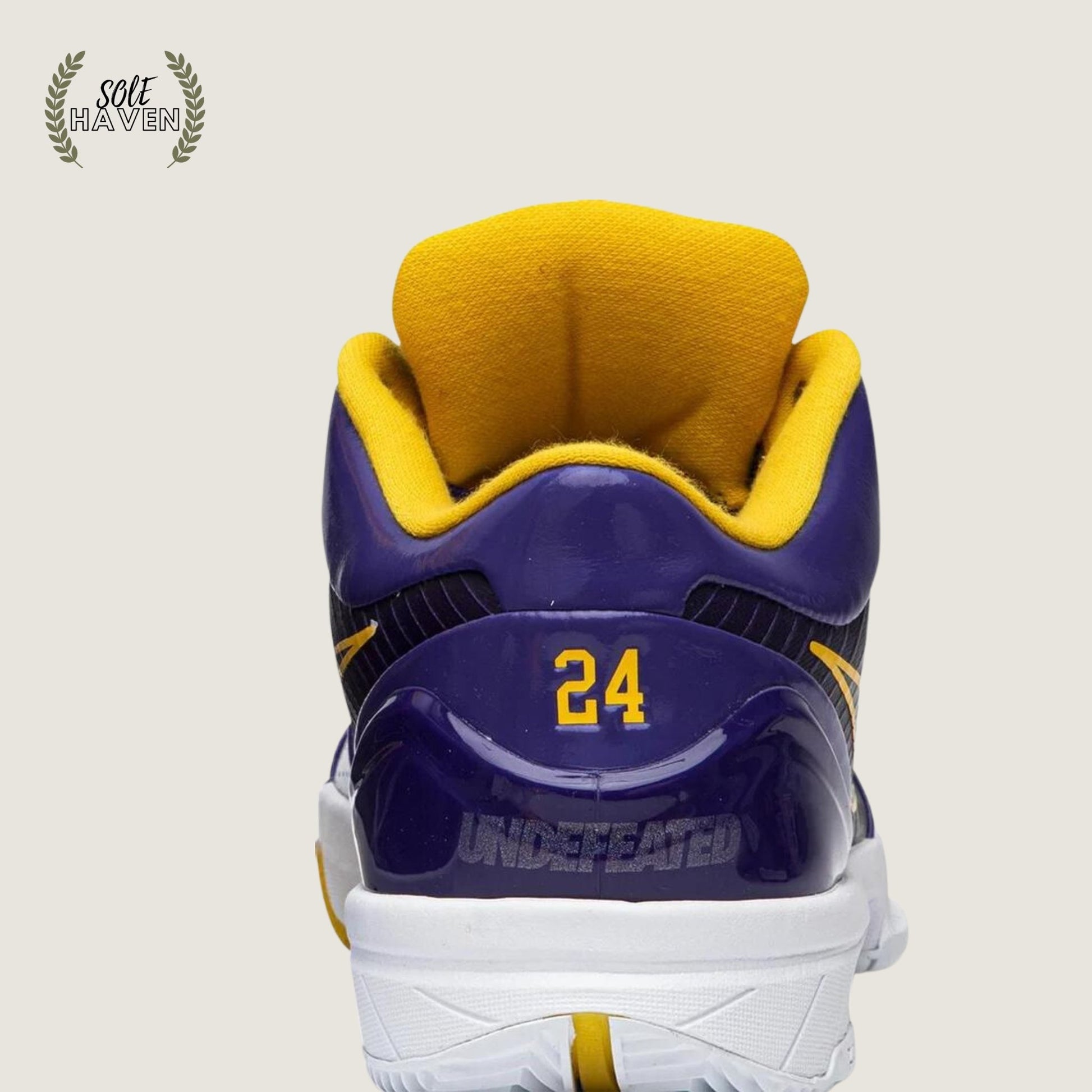 Nike Kobe 4 Protro Undefeated Los Angeles Lakers - Sole HavenShoesNike