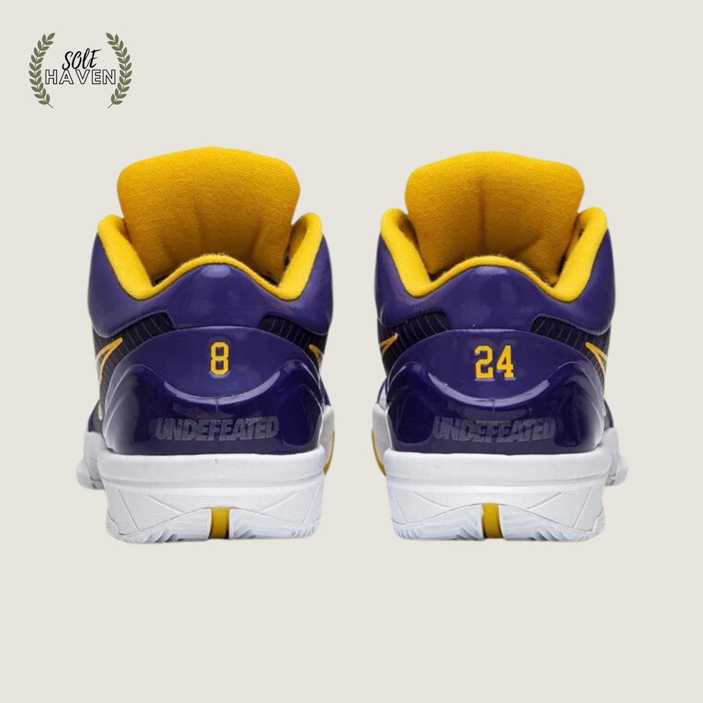 Nike Kobe 4 Protro Undefeated Los Angeles Lakers - Sole HavenShoesNike