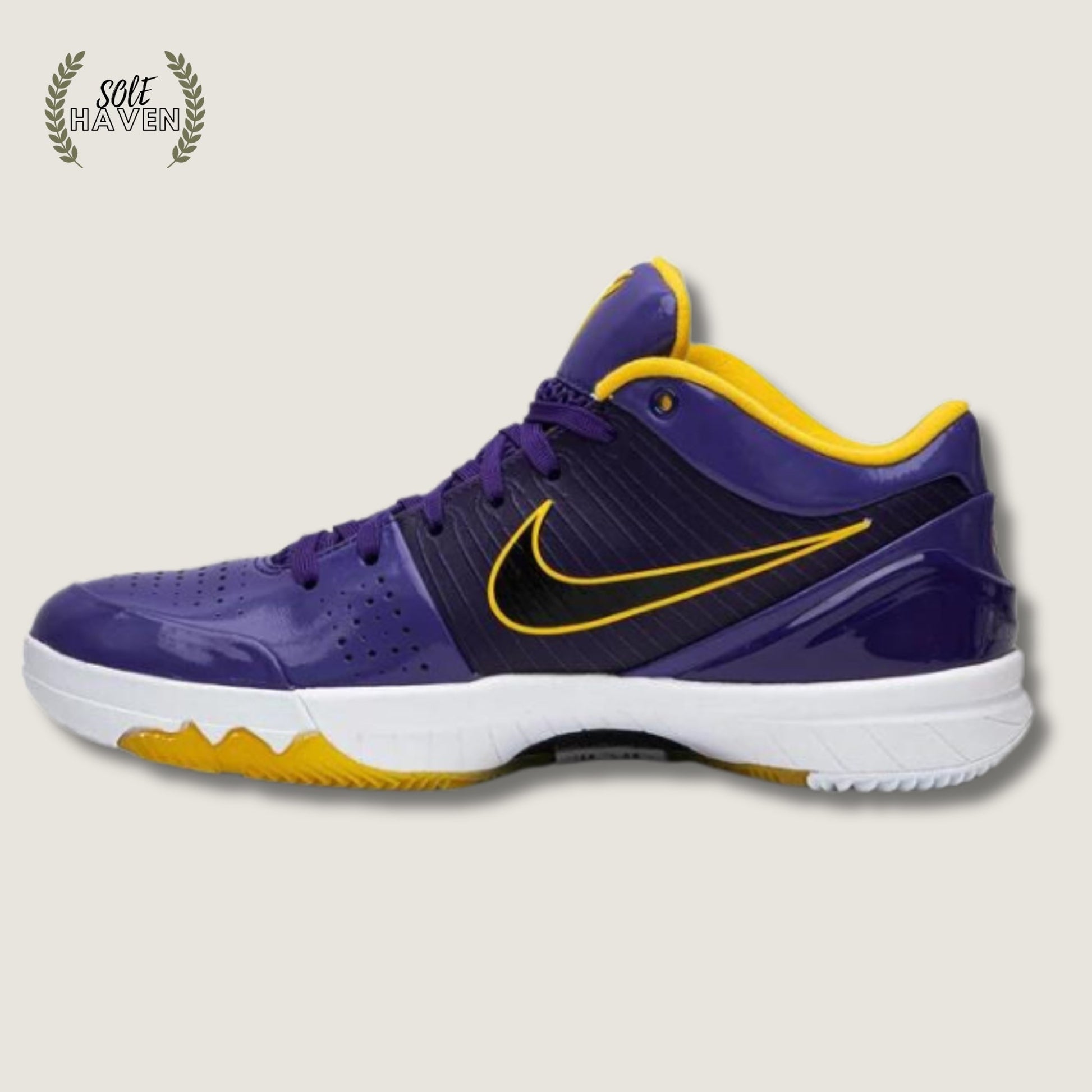 Nike Kobe 4 Protro Undefeated Los Angeles Lakers - Sole HavenShoesNike