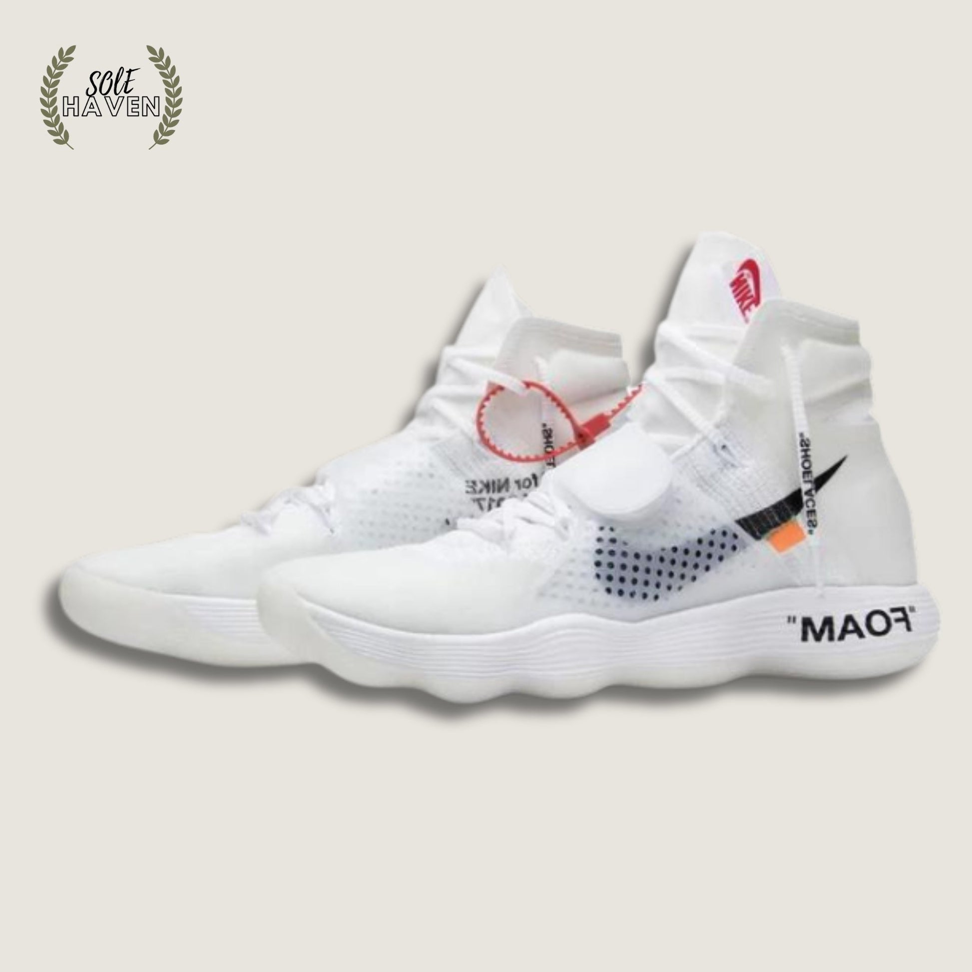 Nike React Hyperdunk 2017 Flyknit Off-White - Sole HavenShoesNike