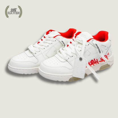 Off-White Out of Office 'For Walking - White Red' - Sole HavenOff White