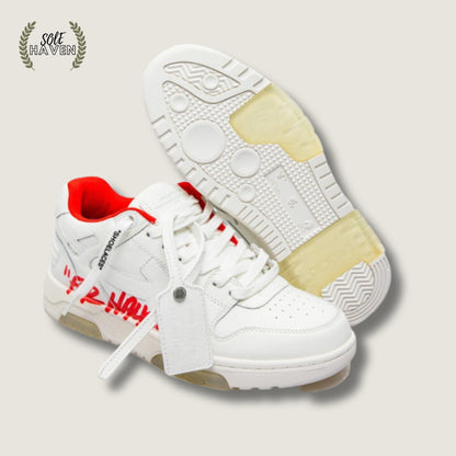 Off-White Out of Office 'For Walking - White Red' - Sole HavenOff White