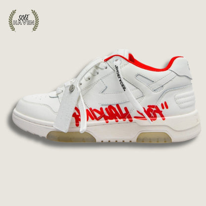 Off-White Out of Office 'For Walking - White Red' - Sole HavenOff White