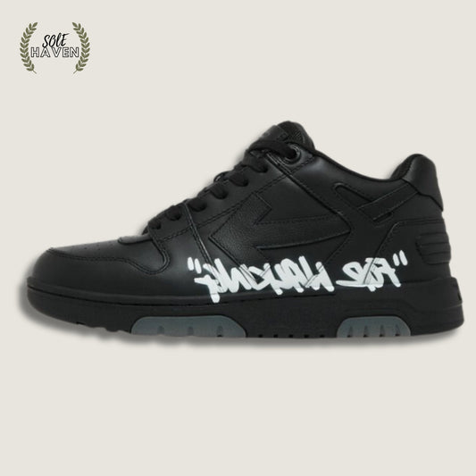 Off-White Out of Office Low 'For Walking - Black White' - Sole HavenOff White