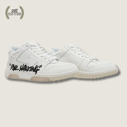 Off-White Out of Office Low 'For Walking - White Black' - Sole HavenOff White