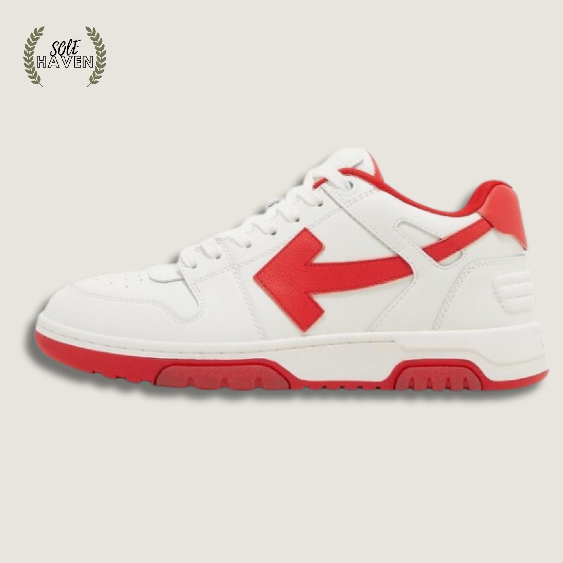 Off-White Out of Office Low 'White Red' - Sole HavenOff White