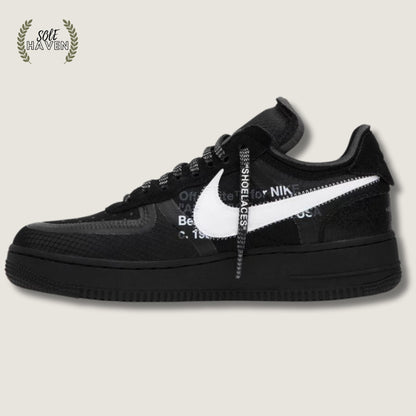 Off-White x Air Force 1 Low 'Black' - Sole HavenShoesNike