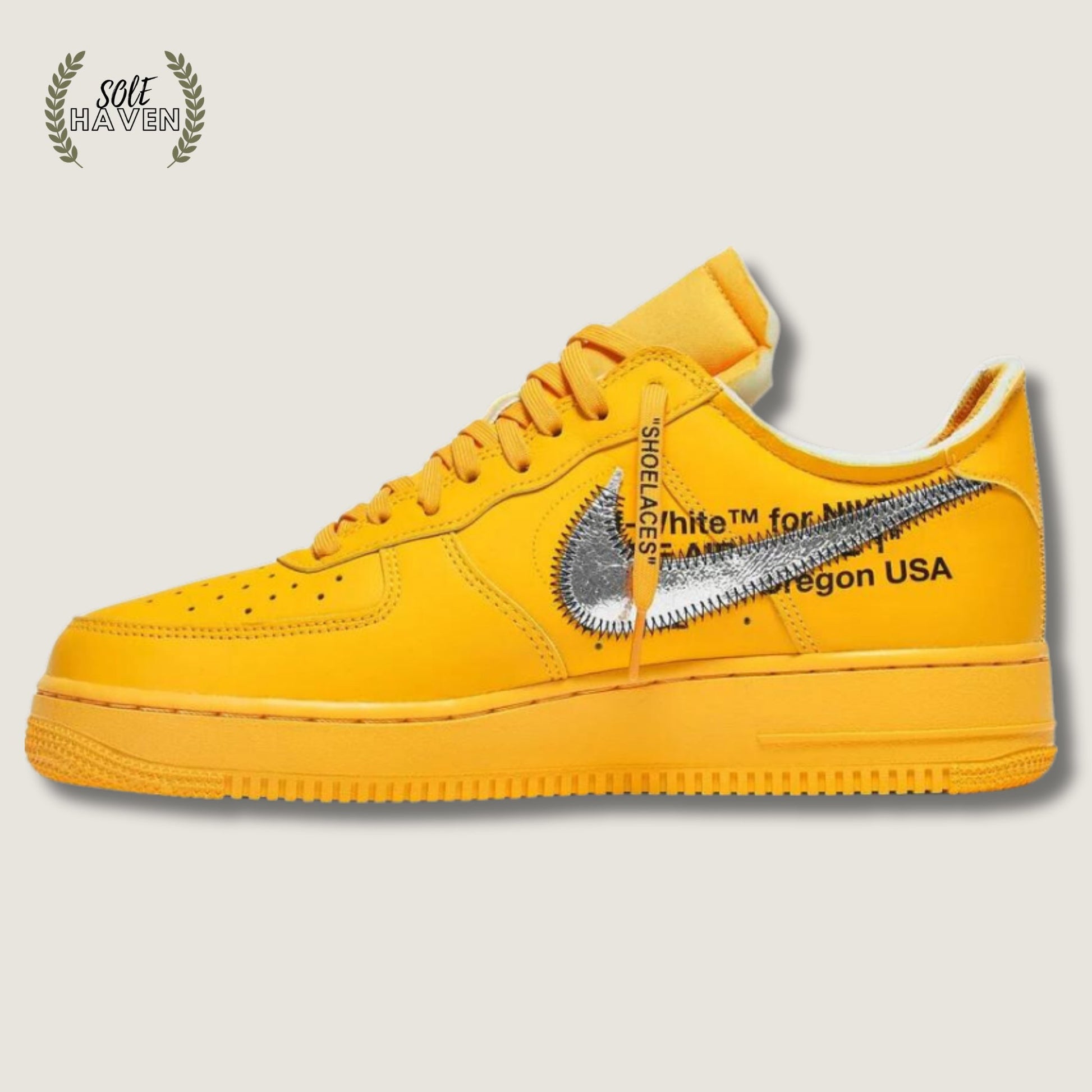 Off-White x Air Force 1 Low 'Lemonade' - Sole HavenShoesNike