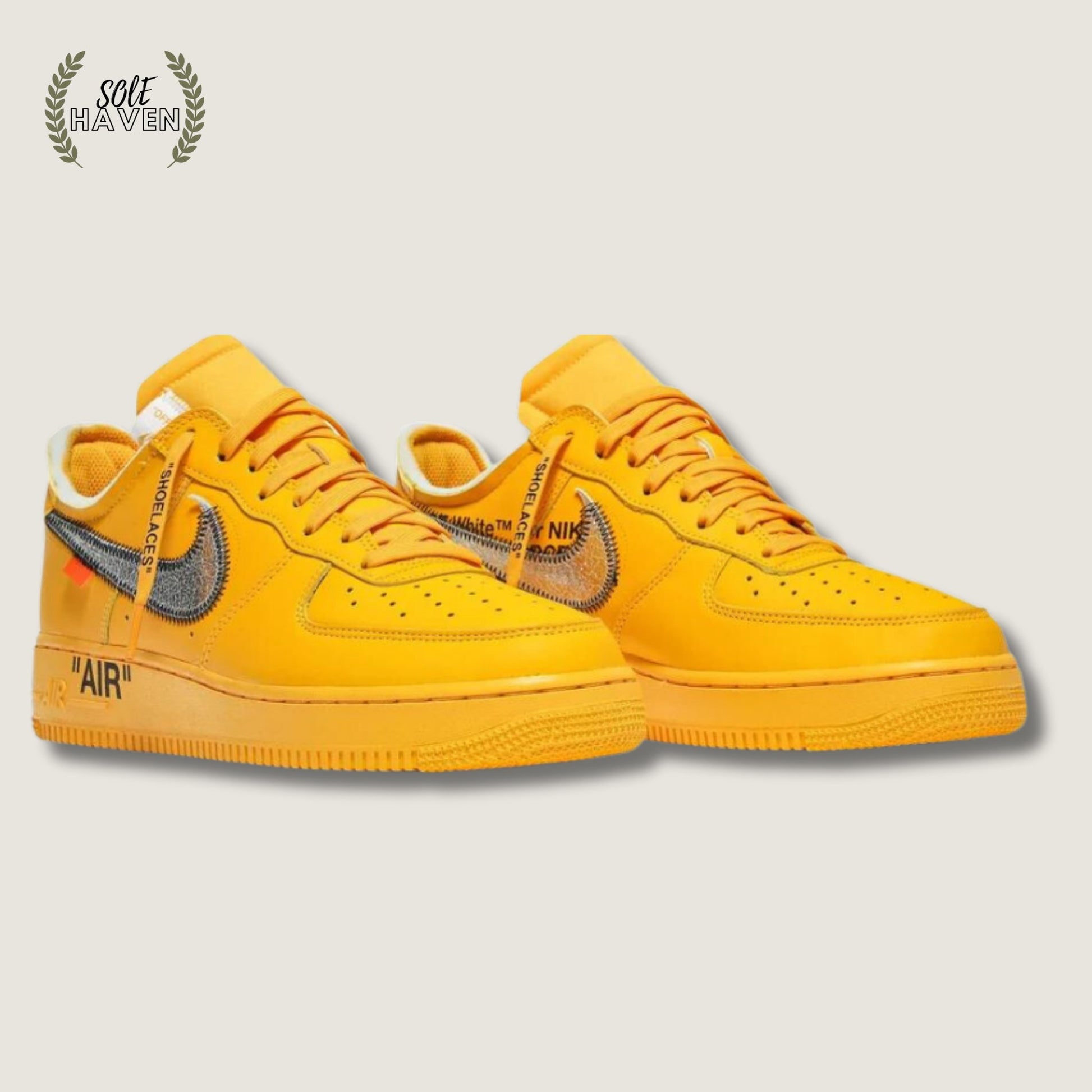 Off-White x Air Force 1 Low 'Lemonade' - Sole HavenShoesNike