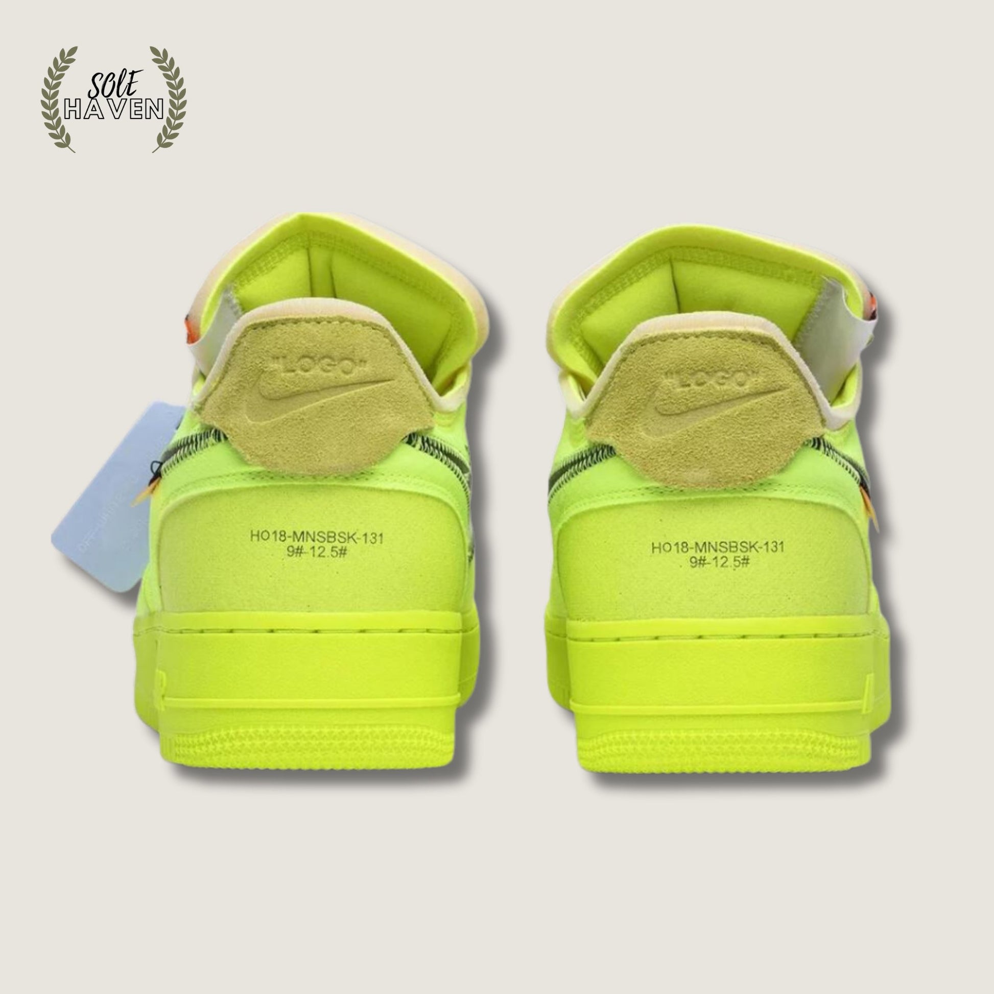 Off-White x Air Force 1 Low 'Volt' - Sole HavenShoesNike