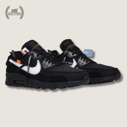 Off-White x Air Max 90 'Black' - Sole HavenShoesNike