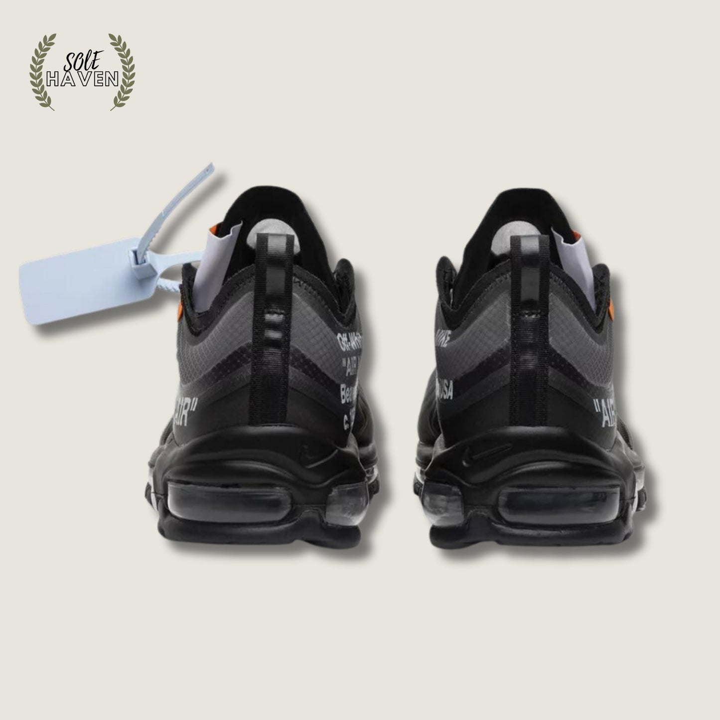 Off-White x Air Max 97 'Black' - Sole HavenShoesNike