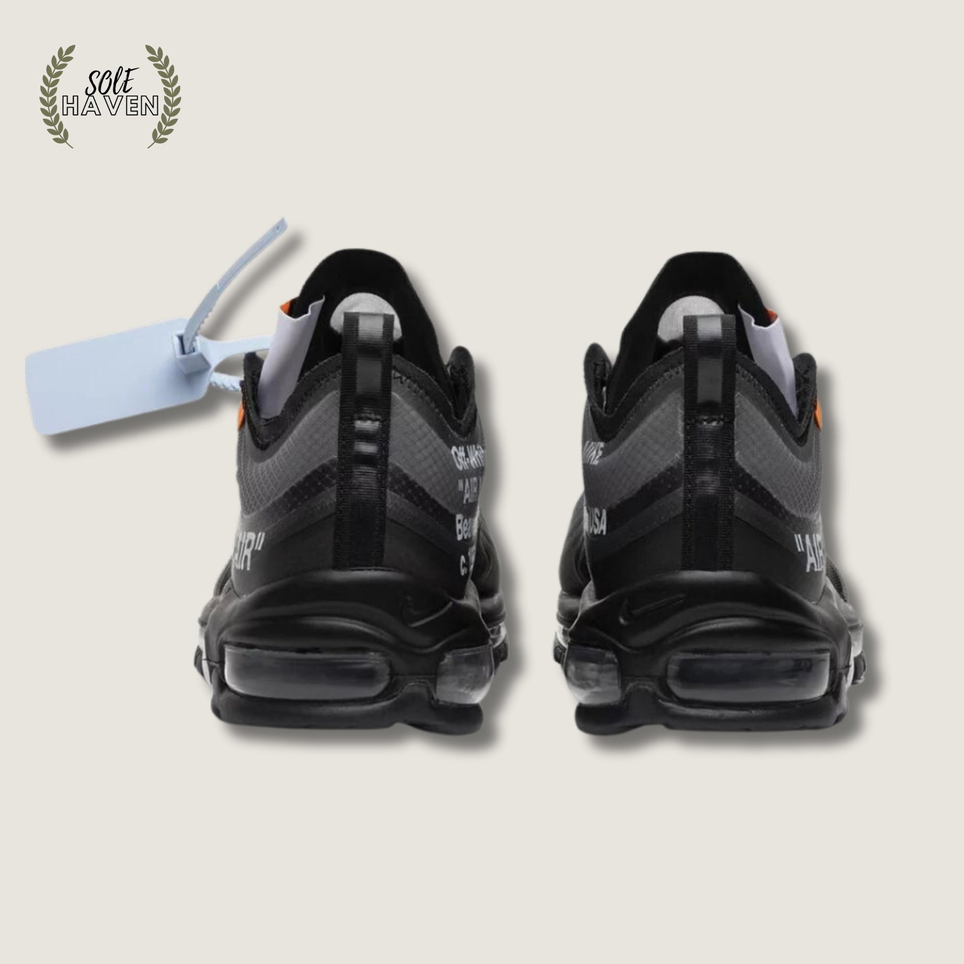 Off-White x Air Max 97 'Black' - Sole HavenShoesNike