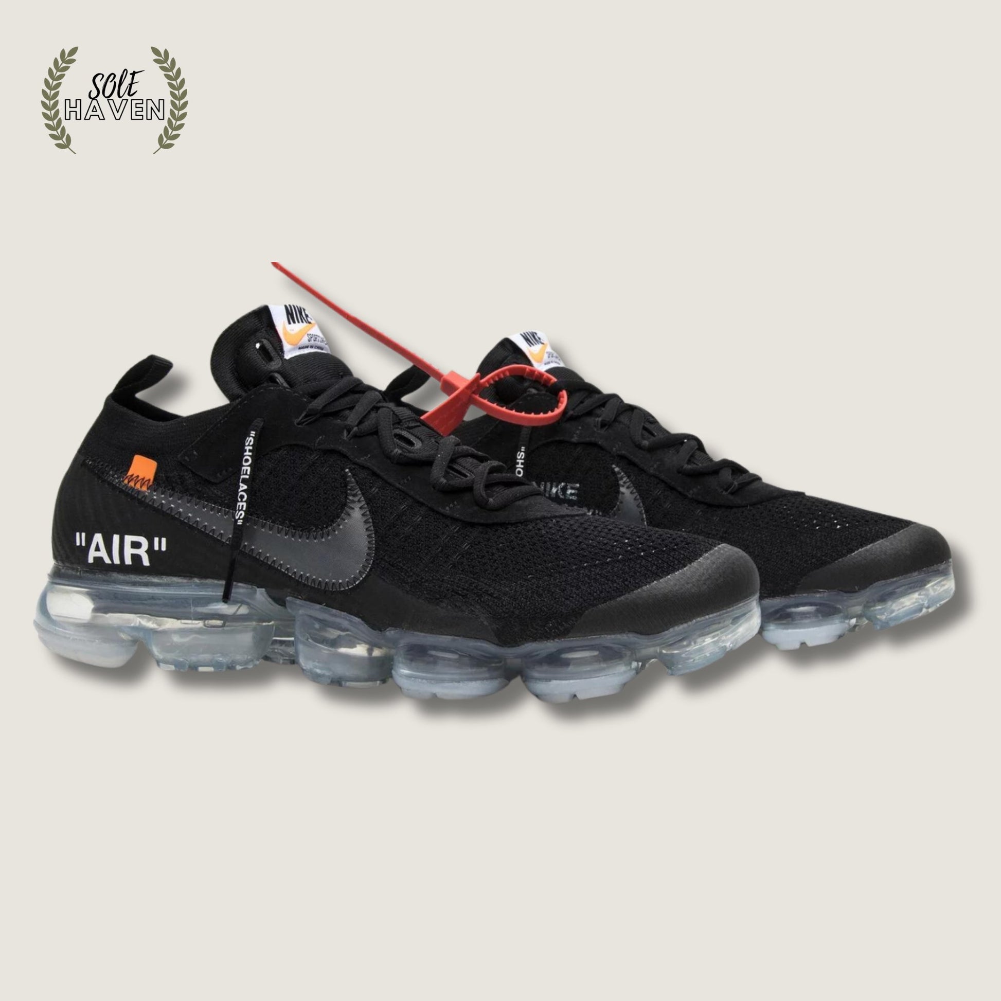 Off-White x Air VaporMax Black 'Part 2' - Sole HavenShoesNike