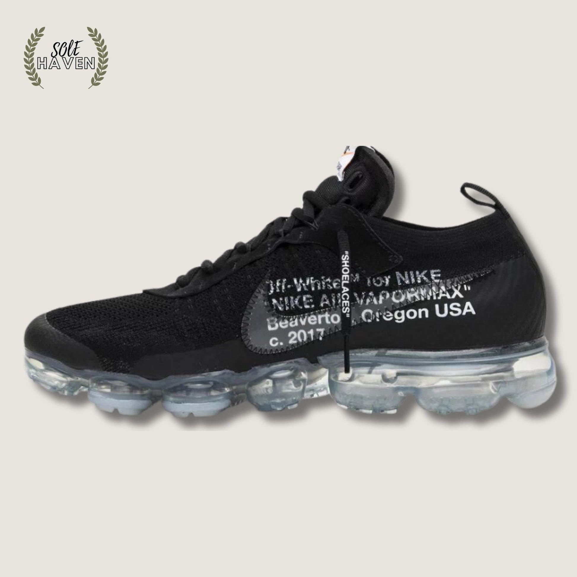 Off-White x Air VaporMax Black 'Part 2' - Sole HavenShoesNike