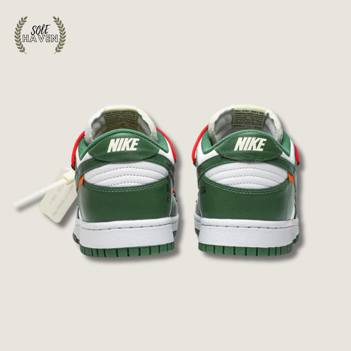 Off-White x Dunk Low 'Pine Green' - Sole HavenShoesNike