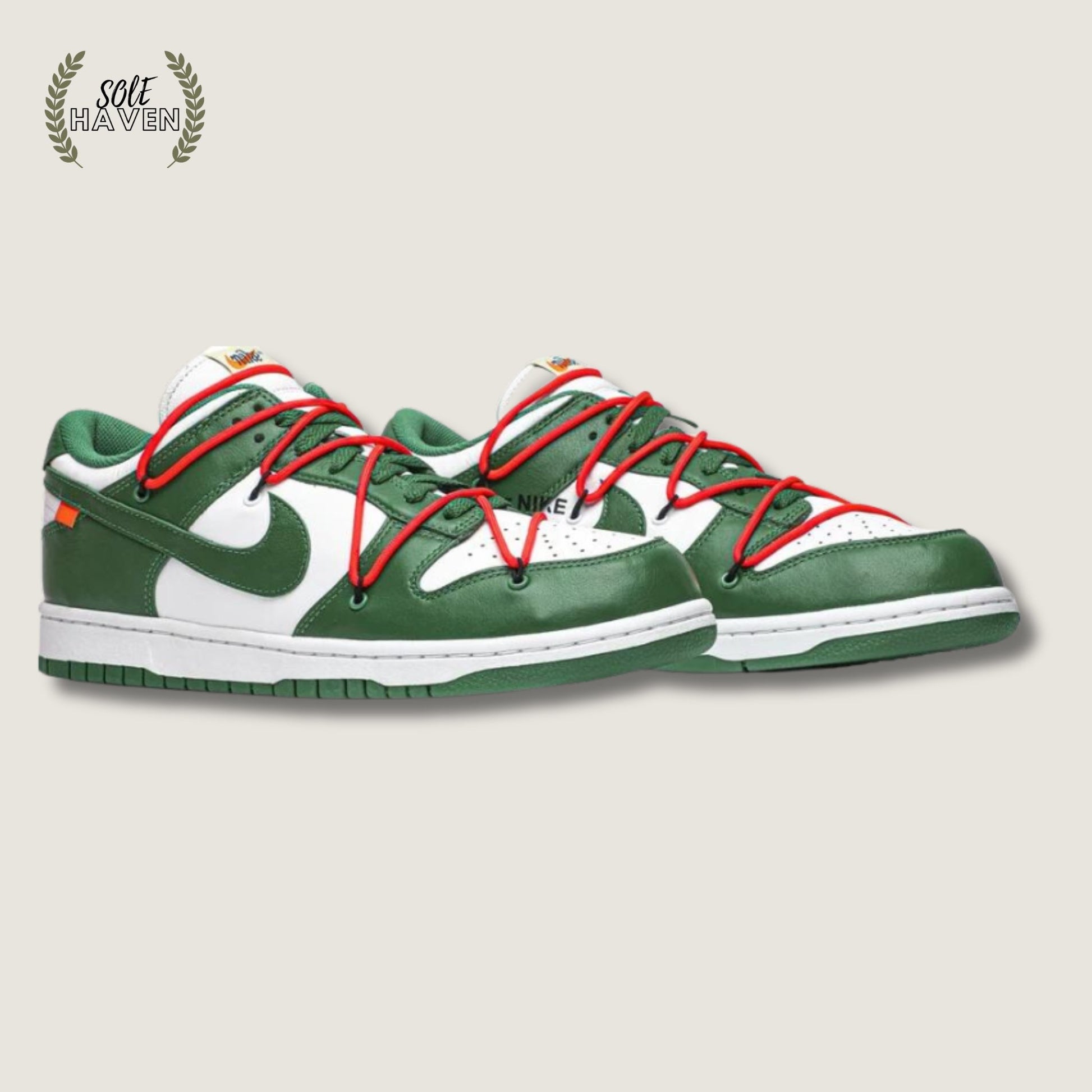 Off-White x Dunk Low 'Pine Green' - Sole HavenShoesNike