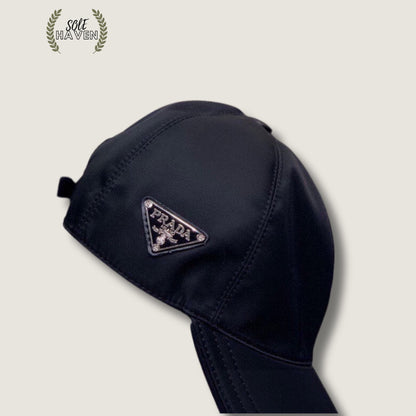 PRD Nylon Baseball Hat - Sole HavenHatPrada