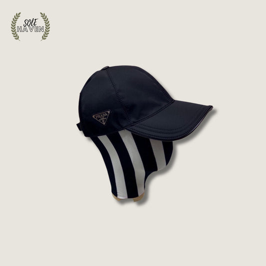 PRD Nylon Baseball Hat - Sole HavenHatPrada