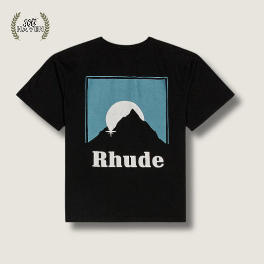 Rhude Black/Blue Mountain Logo Shirt - Sole HavenShirtRhude
