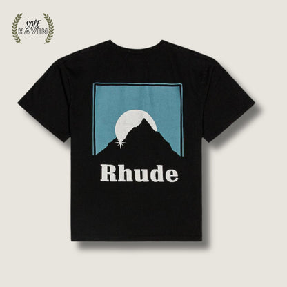 Rhude Black/Blue Mountain Logo Shirt - Sole HavenShirtRhude