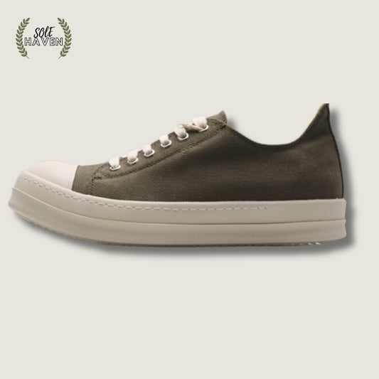 Rick Owens DRKSHDW Fogachine Cotton Denim Low 'Brown' - Sole HavenShoesRick Owens