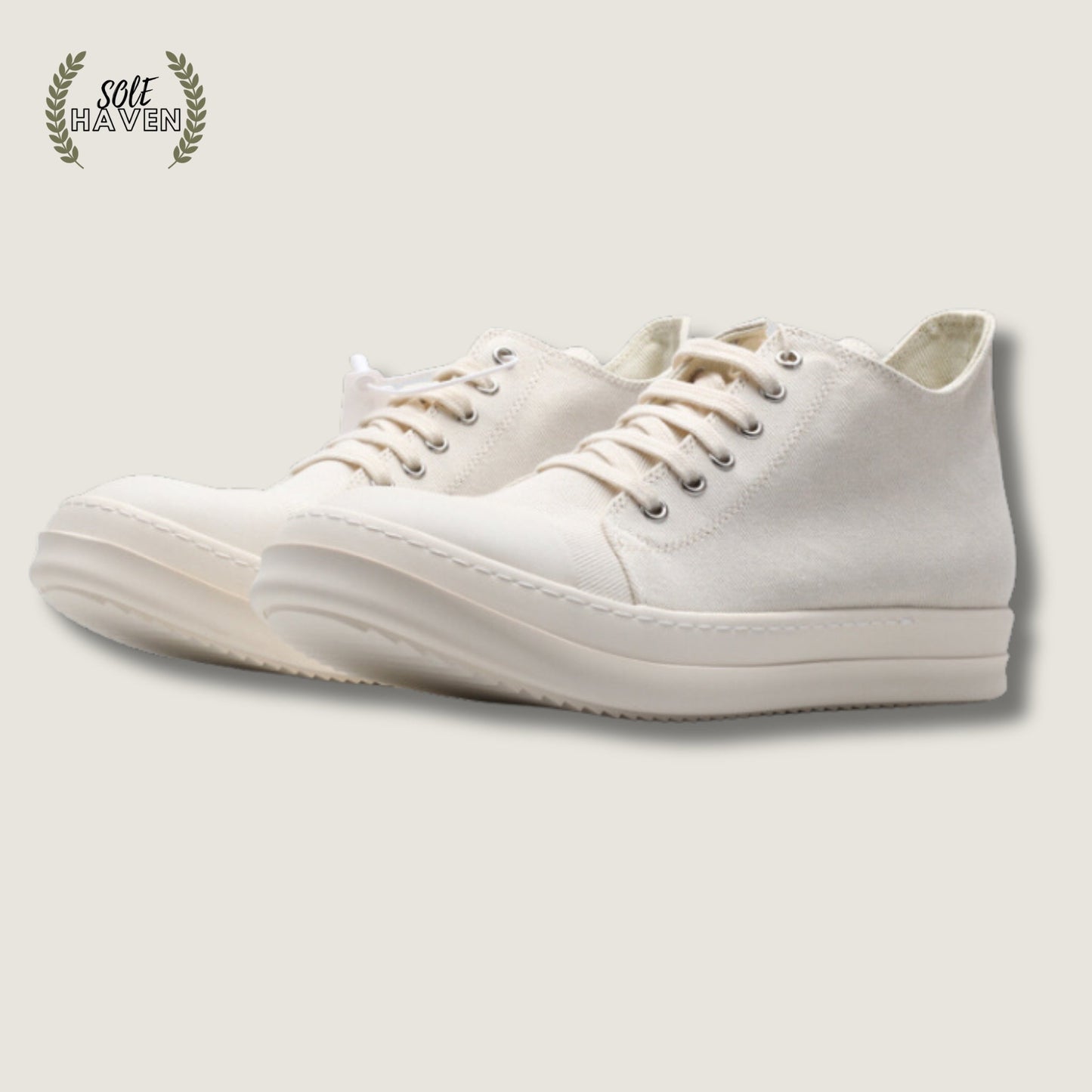 Rick Owens DRKSHDW Low 'Cotton Nylon Natural Milk' - Sole HavenShoesRick Owens