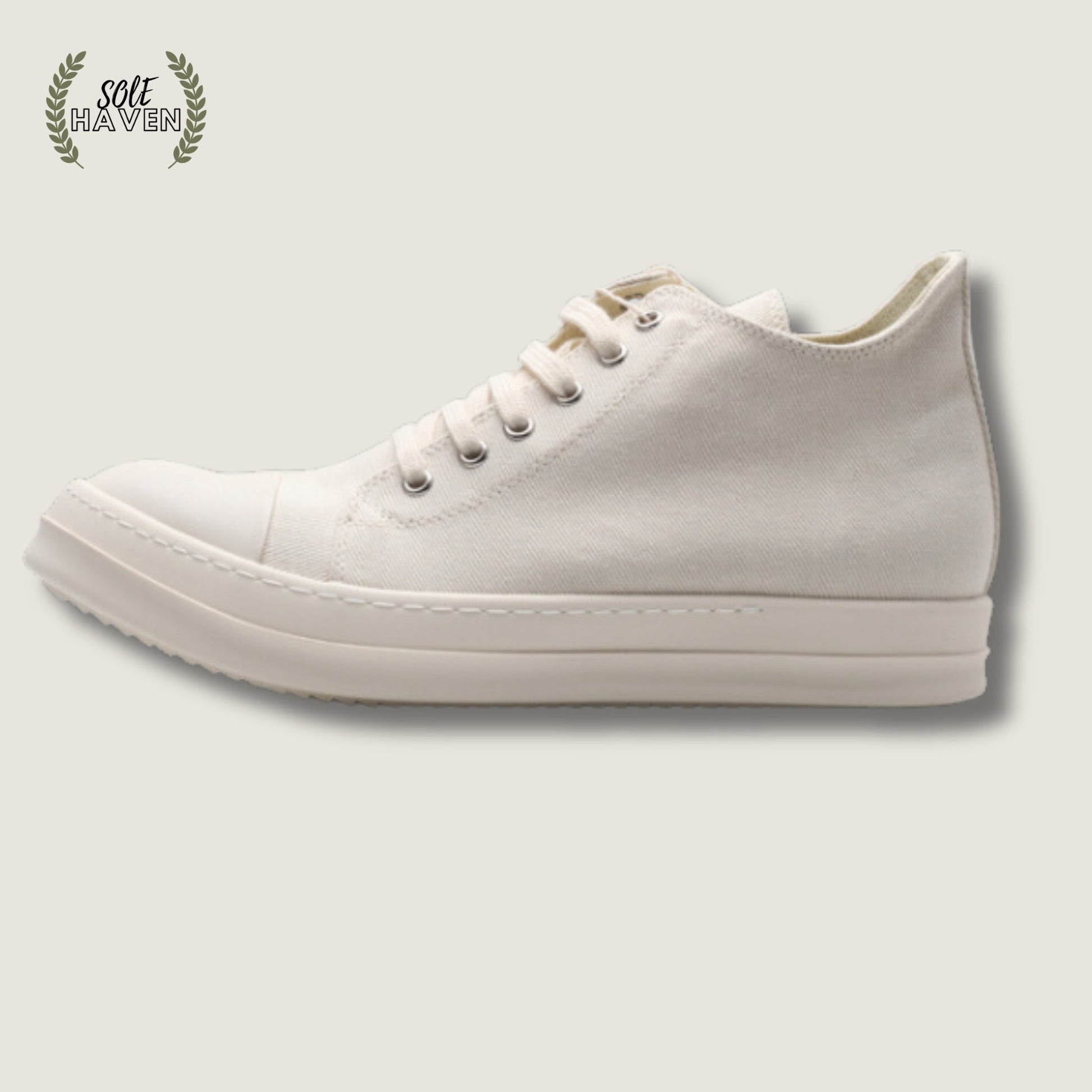 Rick Owens DRKSHDW Low 'Cotton Nylon Natural Milk' - Sole HavenShoesRick Owens