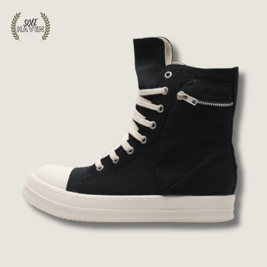 Rick Owens DRKSHDW Ramones Cargo 'Black Dark Dust Milk' - Sole HavenShoesRick Owens