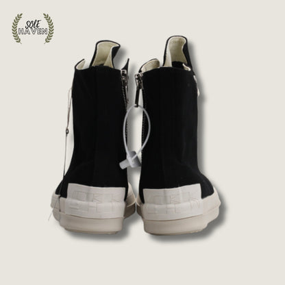 Rick Owens DRKSHDW Strobe Cotton Denim High 'Black Milk' - Sole HavenShoesRick Owens