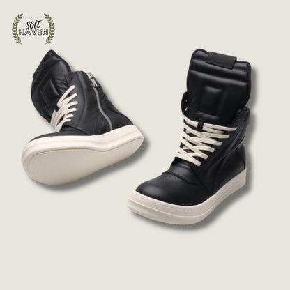 Rick Owens EDFU Geobasket 'Black' - Sole HavenShoesRick Owens