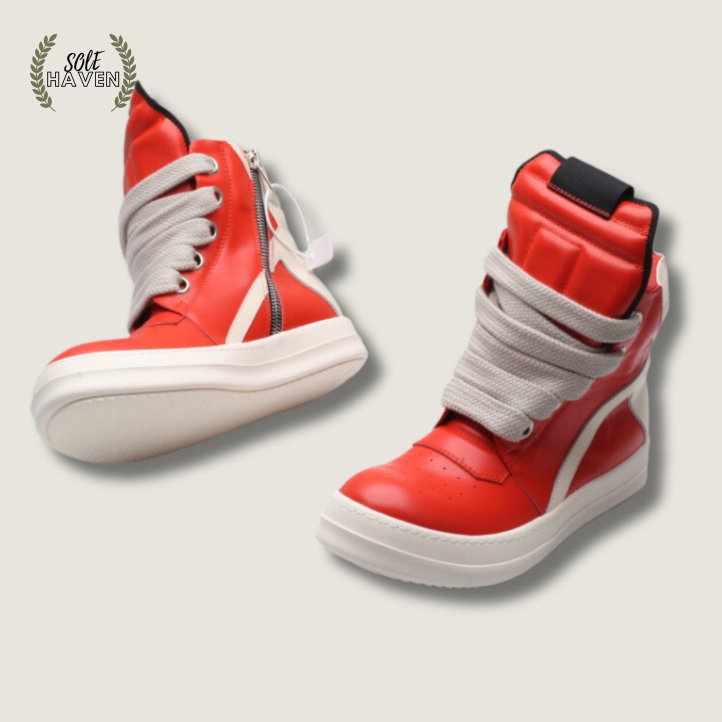 Rick Owens EDFU Geobasket 'Orange' - Sole HavenShoesRick Owens