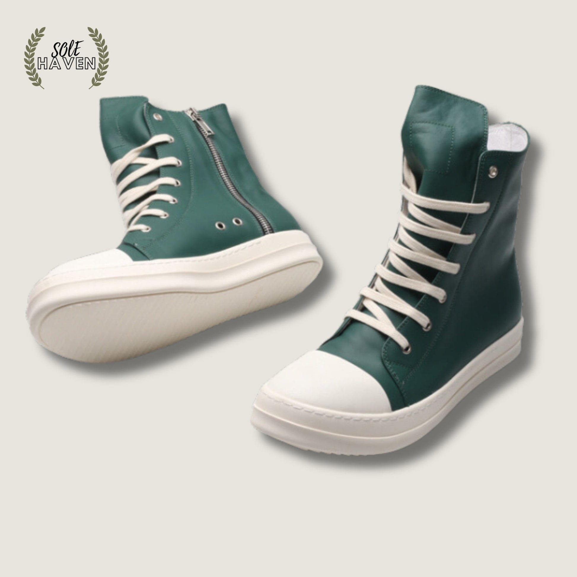 Rick Owens EDFU Sneaker 'Green' - Sole HavenShoesRick Owens