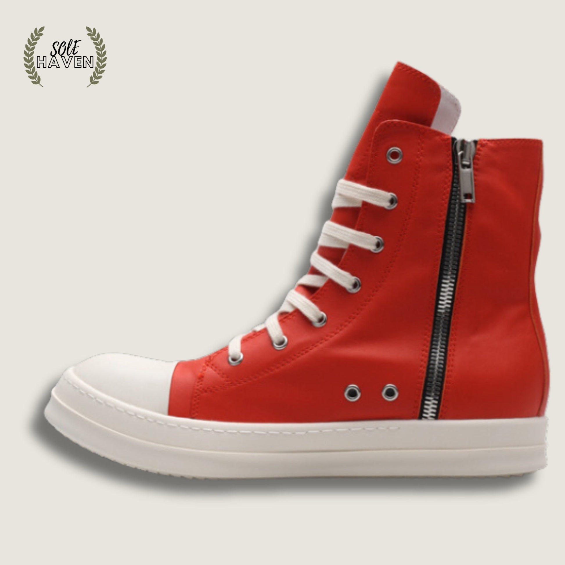 Rick Owens EDFU Sneaker 'Red' - Sole HavenShoesRick Owens