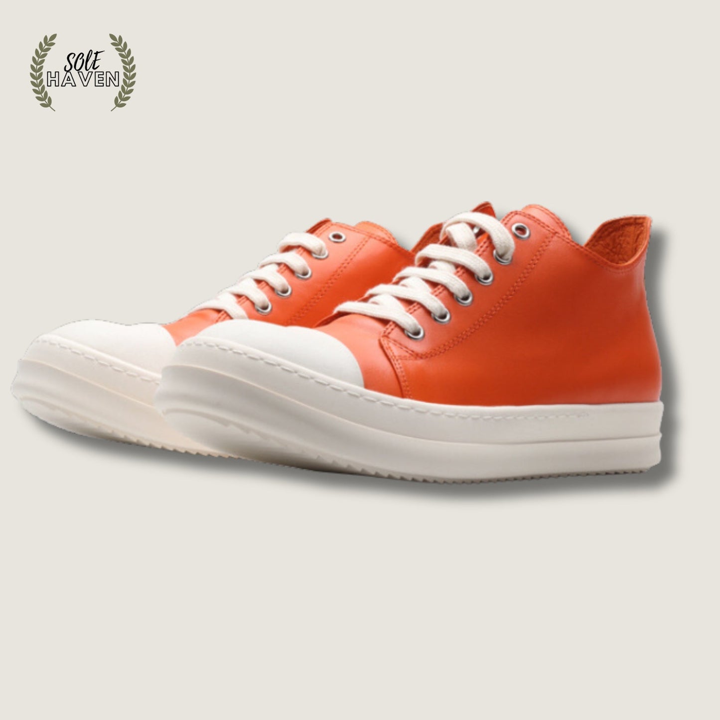 Rick Owens Strobe Low 'Orange' - Sole HavenShoesRick Owens