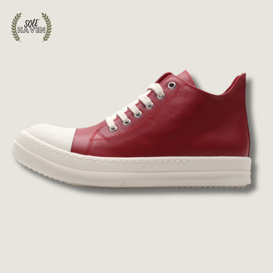 Rick Owens Strobe Low 'Red' - Sole HavenShoesRick Owens