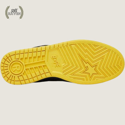 Sk8 Sta 'Black Electric Yellow' - Sole HavenShoesBape