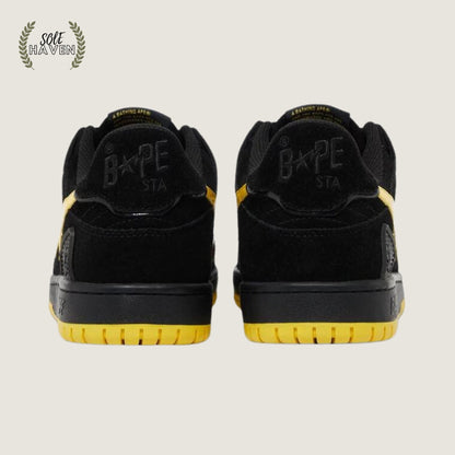 Sk8 Sta 'Black Electric Yellow' - Sole HavenShoesBape