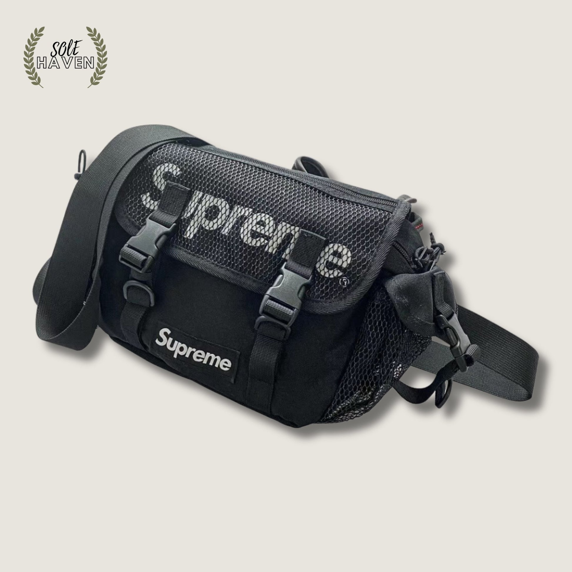 Supreme Waist Bag (SS20) Black - Sole HavenSupreme