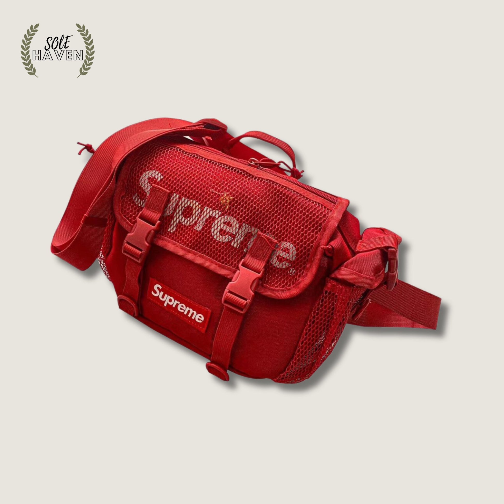 Supreme Waist Bag (SS20) Dark Red - Sole HavenSupreme